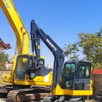 اجاره مینی بیل مکانیکی زنجیری با پیکور. چکش