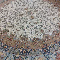قالیچه گرد  ۱۶متری (4×4) مشهد اردهال|فرش|قم, نیروگاه|دیوار