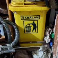 سطل زباله پدالی سبلان آپارتمانی ارتفاع یک متر
