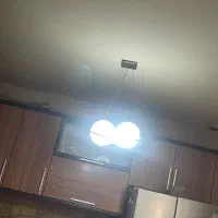 لوستر و پرده