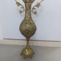 ماکروفر فلر و گلدان برنجی