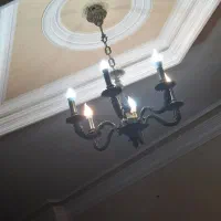 لوستر برنز قدیمی|لوستر و چراغ آویز|اردبیل, |دیوار