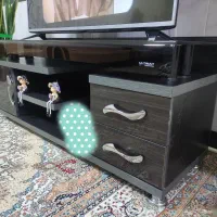 آینه وکنسولی زیر تلویزیونی ومبل ۷نفره با عسلی|مبلمان خانگی و میز عسلی|صحنه, |دیوار