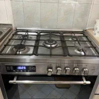اجاق گاز ۵شعله طرح فر استیل