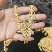 گردنبند نقره ابکاری طلا