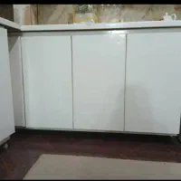 کابینت فلزی طرح هایگلاس با هود، سینک و شیرالات|مصالح و تجهیزات ساختمان|اصفهان, ملک‌شهر|دیوار