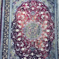 فرش قیطوس کاشان ۱۰۰۰ شانه و ۱۲۰۰ شانه نخ اکرولیک|فرش|شیراز, شهرک سراج|دیوار