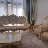 مبلمان سلطنتی ۹ نفره به همراه میز ناهارخوری ۴ نفره|مبلمان خانگی و میز عسلی|رودشت (اصفهان), |دیوار