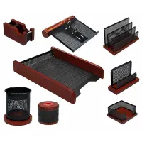 ست رومیزی اداری چوب و فلز به قیمت عمده