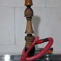 قلیون چوبی متوسط دو سال داخلش انبه کشیده شده