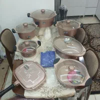 سرویس قابلمه ۲۵ پارچه گرانیت برند MGS طرح کره ای|ظروف پخت‌وپز|مشهد, رضاشهر|دیوار