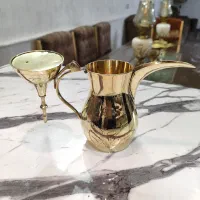 دله تمام برنجی با ارتفاع 22 سانتی