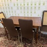میز و صندلی ناهارخوری سالم و تمیز|میز و صندلی غذاخوری|قائمشهر, |دیوار