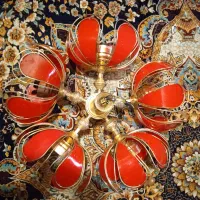 سلام لوستر طلایی