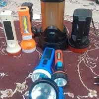 چراغ های شارژی سالم و درحدنو نور سفید یخی