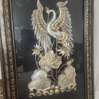 تابلو پرنده جنس مسی