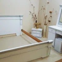 سرویس خواب چوب. تخت.پاتختی.دراور.