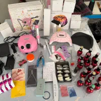 وسایل لوازم کاشت ترمیم ناخن گارانتیدارمخصوص سالن