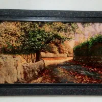 تابلو فرش دستباف طرح پاییز