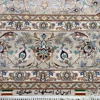 یک جفت فرش دستبافت یه خفتی کف ابریشم اصفهان 6 متری|فرش|اصفهان, شاهزید|دیوار