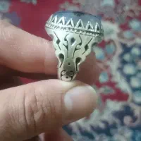 انگشتر شجرکار دست استاد شاهرخ.