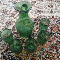 پارچ‌لیوان عتیقه واستان پیوتر واستکان فرانسه و۴۵۰۰