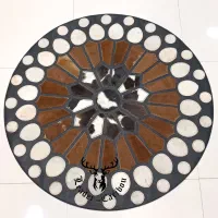 فرش چرم و پوست طبیعی مویی|فرش|شیراز, دباغ خانه|دیوار