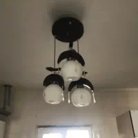 لوستر/ لوستر سه حباب/لوستر اشپزخانه|لوستر و چراغ آویز|گلپایگان, |دیوار