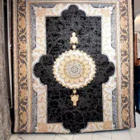 فرش۱۲متری نخ افشان مشگی طلا کوب ۸/۵۰۰ ت|فرش|مشهد, سیلو|دیوار