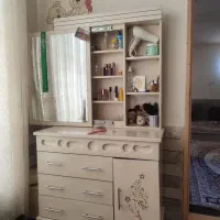 کمد لباس و اینه دلاور رنگ استخونی|جاکفشی، کمد، دراور|تربتحیدریه, قائم|دیوار