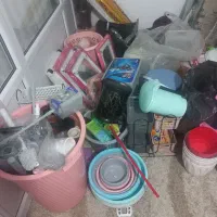 تعدادی وسایل پلاستیکی نو|ظروف نگهدارنده، پلاستیکی، یک‌بارمصرف|کرج, حصارک پایین|دیوار