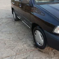 پراید 85 مشکی فنی سالم 2 تکه آبرنگی