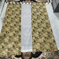 فروش پرده پانچ پنجره پذیرایی به همراه میله پرده