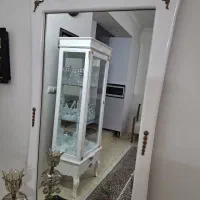 آیینه و میز و شمعدون.|مبلمان خانگی و میز عسلی|مشهد, فدک|دیوار