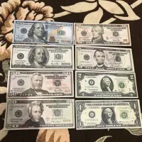 ۱ تا۱۰۰ دلار آبی کلکسیونی تزئینی سینمایی هنری یورو