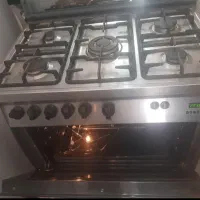 تکنو گاز ۵ شعله فر دار تمام استیل درحدنو|اجاق گاز و لوازم برقی پخت‌وپز|آشخانه, |دیوار