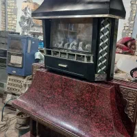 شومینه کوچک دیواری وزمینی زیبا وشیک و آنتیک|بخاری، هیتر، شومینه|آران و بیدگل, |دیوار