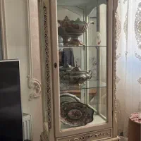 گنجه بوفه و آینه کنسول چوب راش