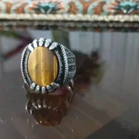 انگشتر عقیق وچشم ببر