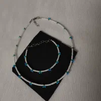 گردنبند منجوقی بلوبری