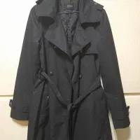 بارانی  دخترانه سرمه ای رنگ مناسب سن ۱۲ تا ۱۵ سال