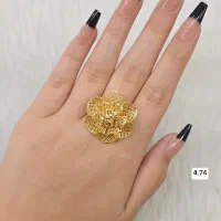 انگشتر نقره طرح فیوژن کاملا مشابه به طلا|جواهرات|شیراز, بعثت|دیوار