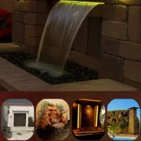 اجرای تخصصی آبنما آتشدان پرده آب