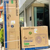 کولر گازی 36 هزار ایستاده جنرال گلد تک فن اینورتر