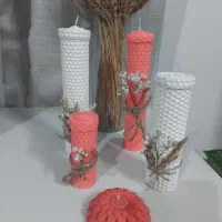 انواع شمع های دست ساز|صنایع دستی و سایر لوازم تزئینی|کازرون, |دیوار