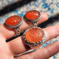 انگشتر عقیق دوقاب شیرازی|جواهرات|مرودشت, ژیان|دیوار