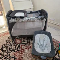 فروش تخت نوازد قابل حمل برند joie|تخت و صندلی بچه|تهران, حکمت|دیوار