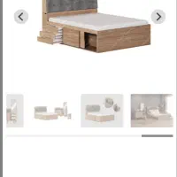 تخت دونفره *مدرن کشو دار**برند معروف بلج|تخت و سرویس خواب|قم, زنبیل آباد|دیوار