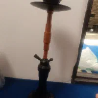 قلیان استیل طرح چوب