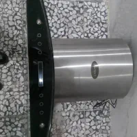 هود آشپزخانه استیل و شیشه‌ای